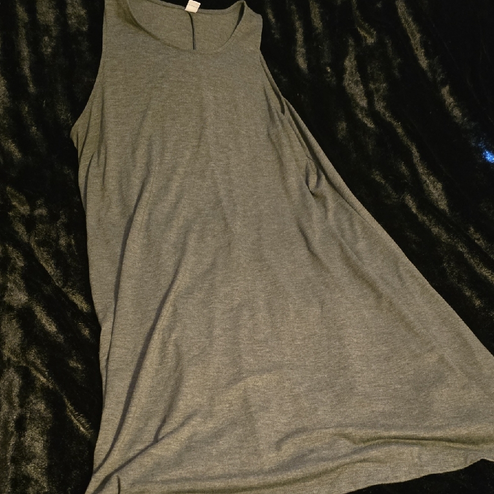 Old Navy Charcoal Swing Dress